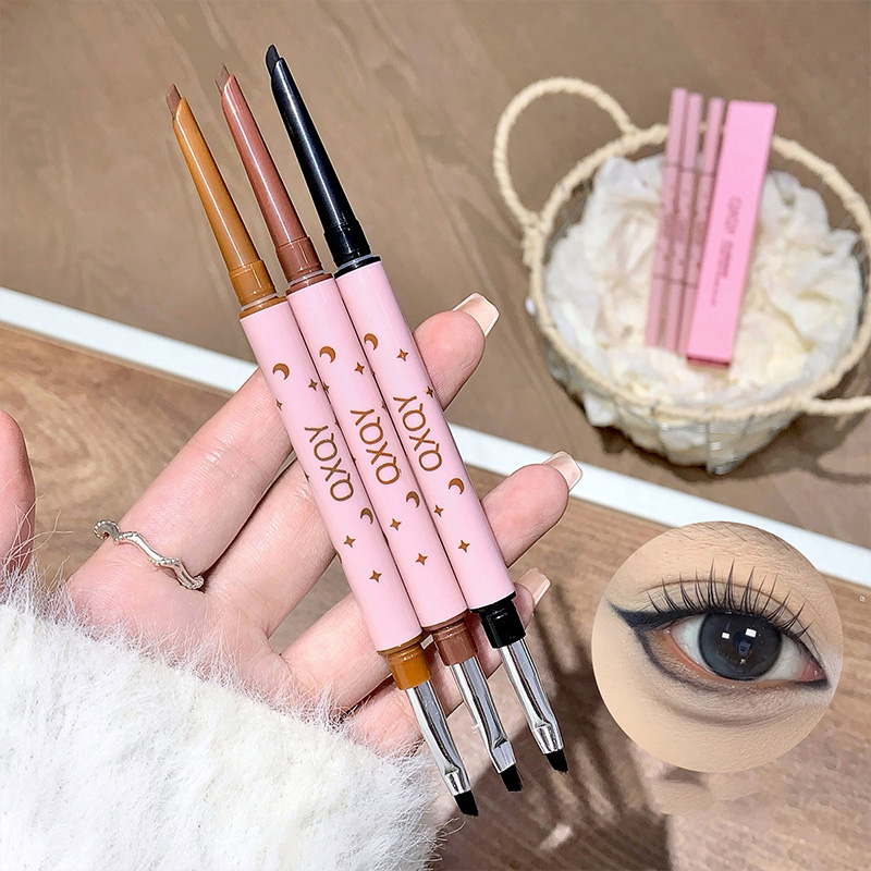 Beauty Makeup Fashion - QXQY Double-head eyeliner, two-in-one eyebrow pencil