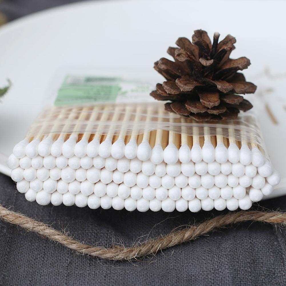 Beauty Makeup & D Anime Studio - 10/100pcs Disposable Cotton Swabs for Beauty