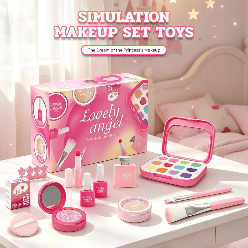 Beauty Makeup Kit For Girls - Girls Pretend Play Makeup Kit Kids
