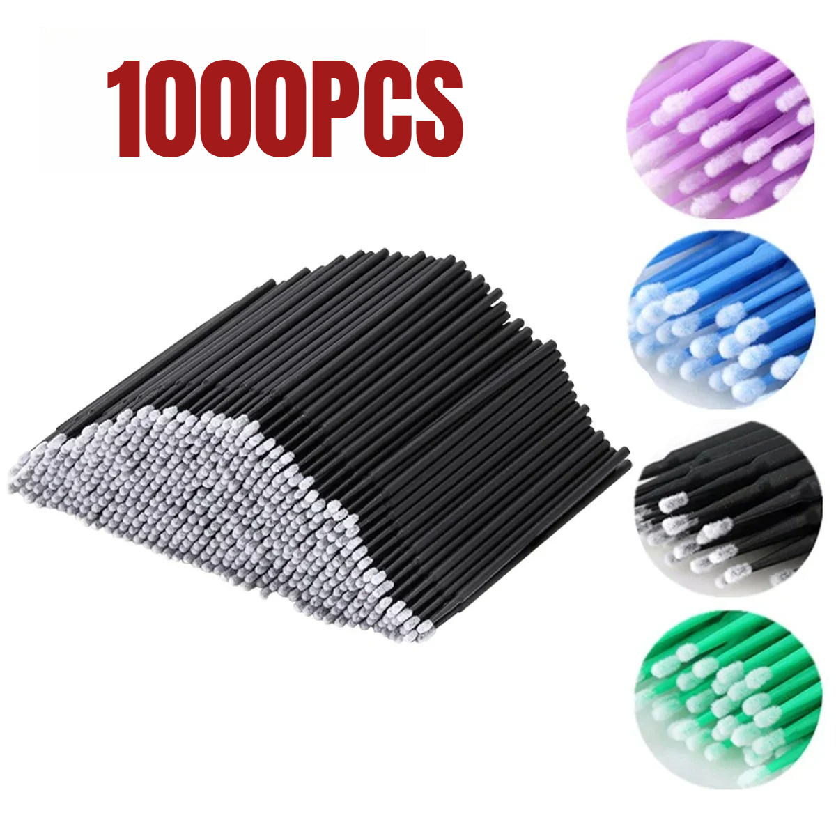 1000/500PCS Eyelash Cleaning B - огляд і ціна Beauty Makeup Fashion