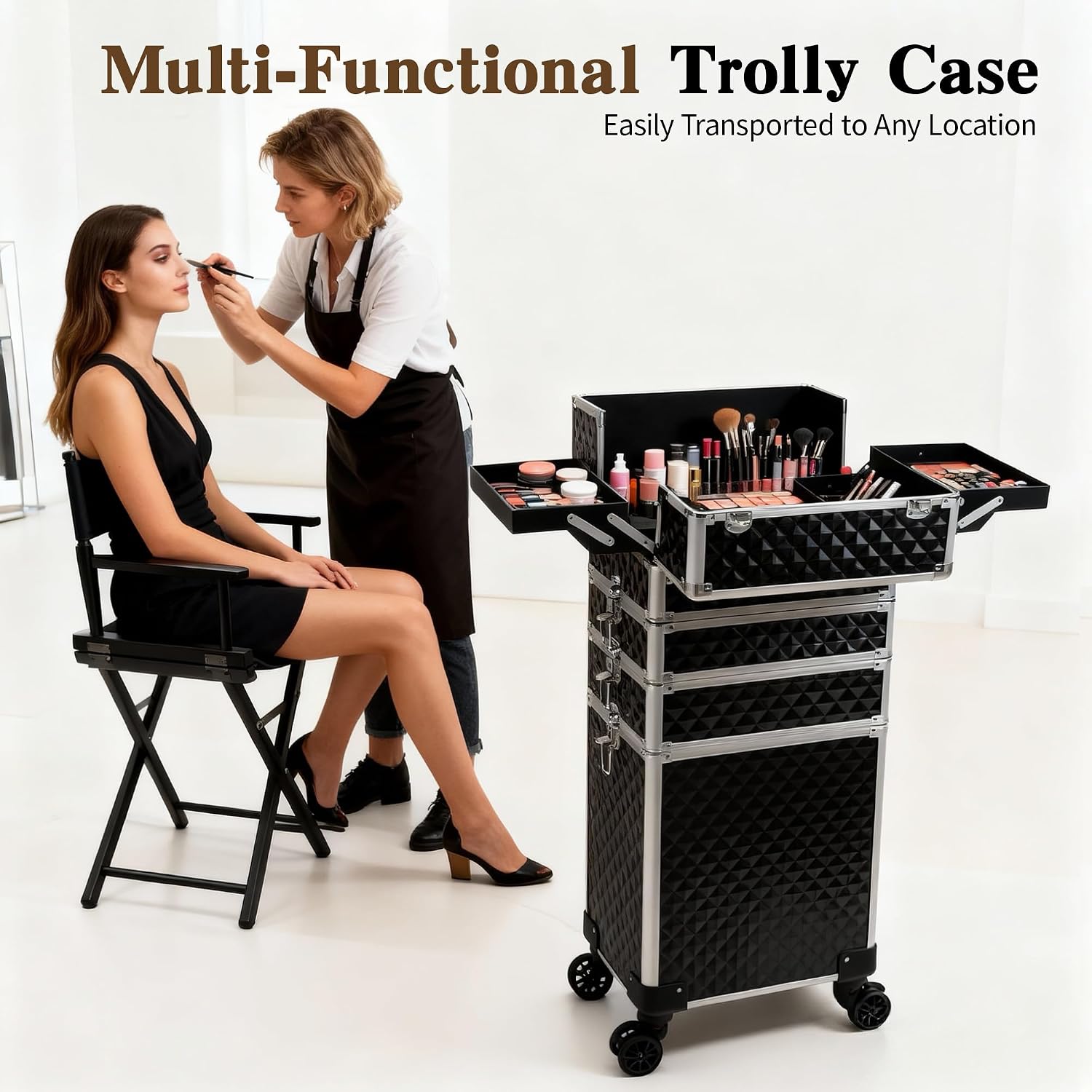 Rolling Makeup Train Case, Cos - огляд і ціна Beauty Makeup & D Anime Studio
