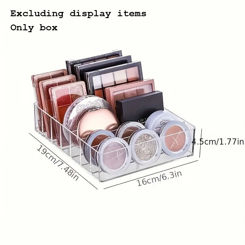 1pc 7-Compartment Clear Plasti - огляд і ціна Beauty Makeup Lipstick