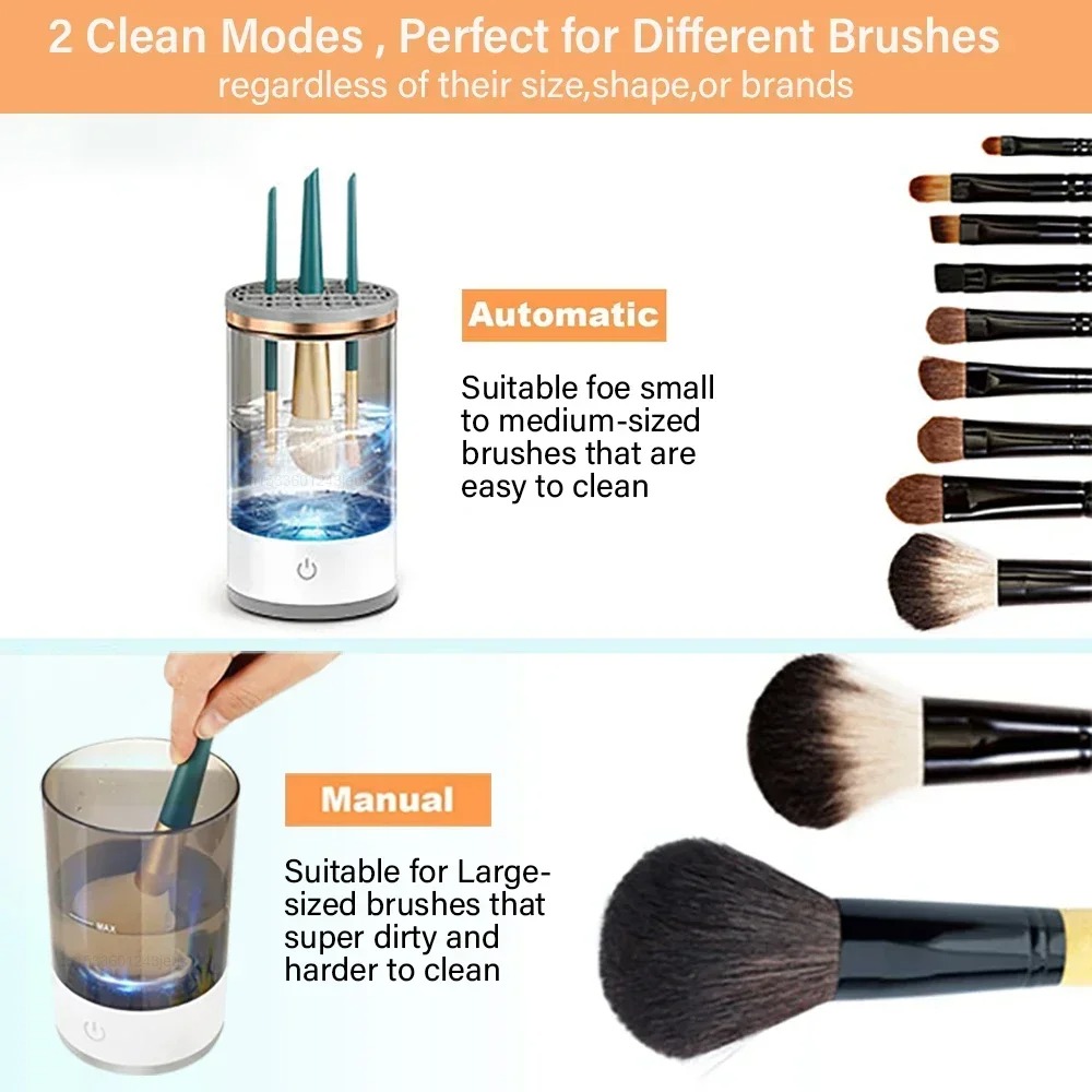 Automatic Electric Makeup Brus - огляд і ціна Beauty Makeup Fashion