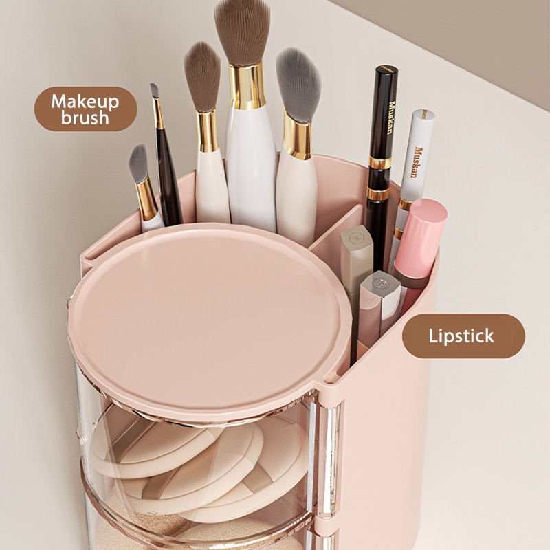 2-in-1 Rotatable Makeup Brushe - огляд і ціна Beauty Makeup Lipstick