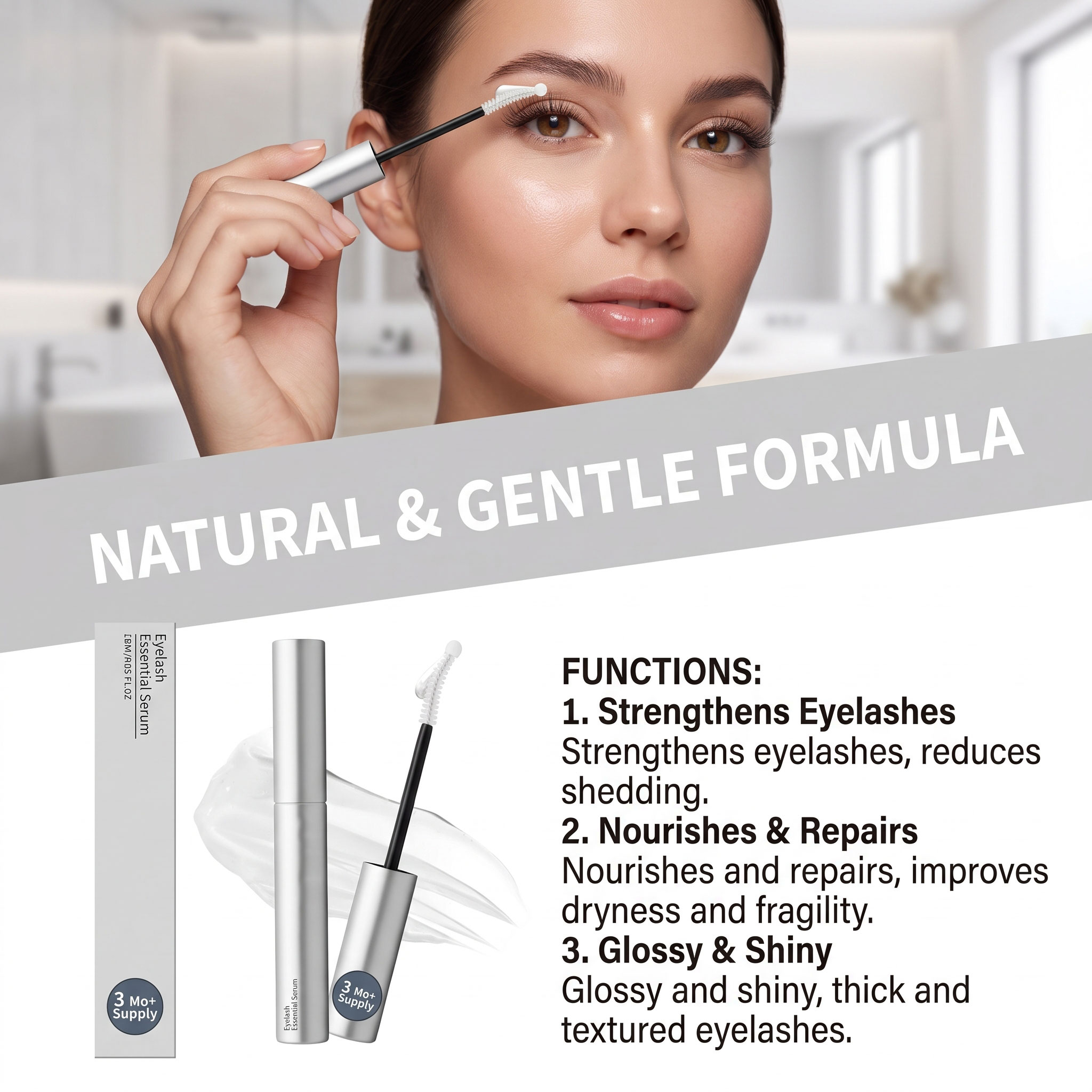 Eyelash & Eyebrow Dual‑Use Ser - огляд і ціна Lash Serum Growth