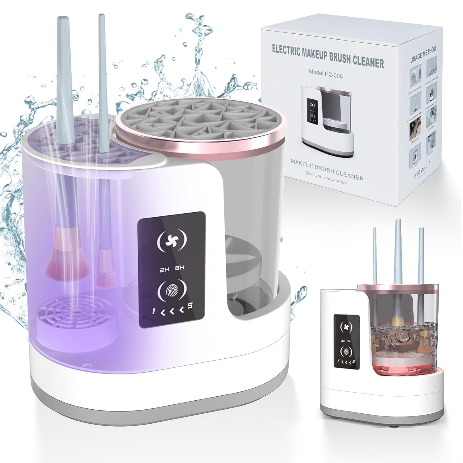 Automatic Rotating Makeup Brus - огляд і ціна Beauty Makeup Fashion