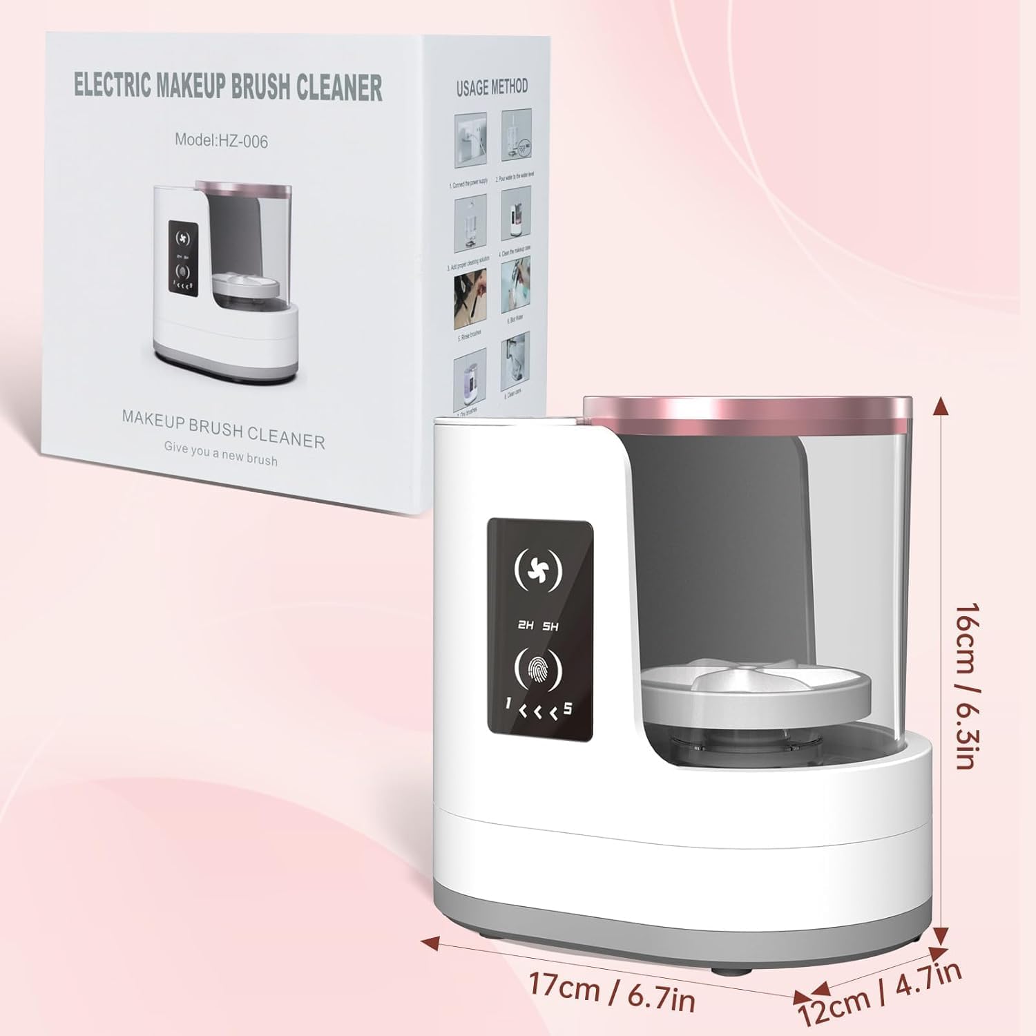 Automatic Rotating Makeup Brus - огляд і ціна Beauty Makeup Fashion