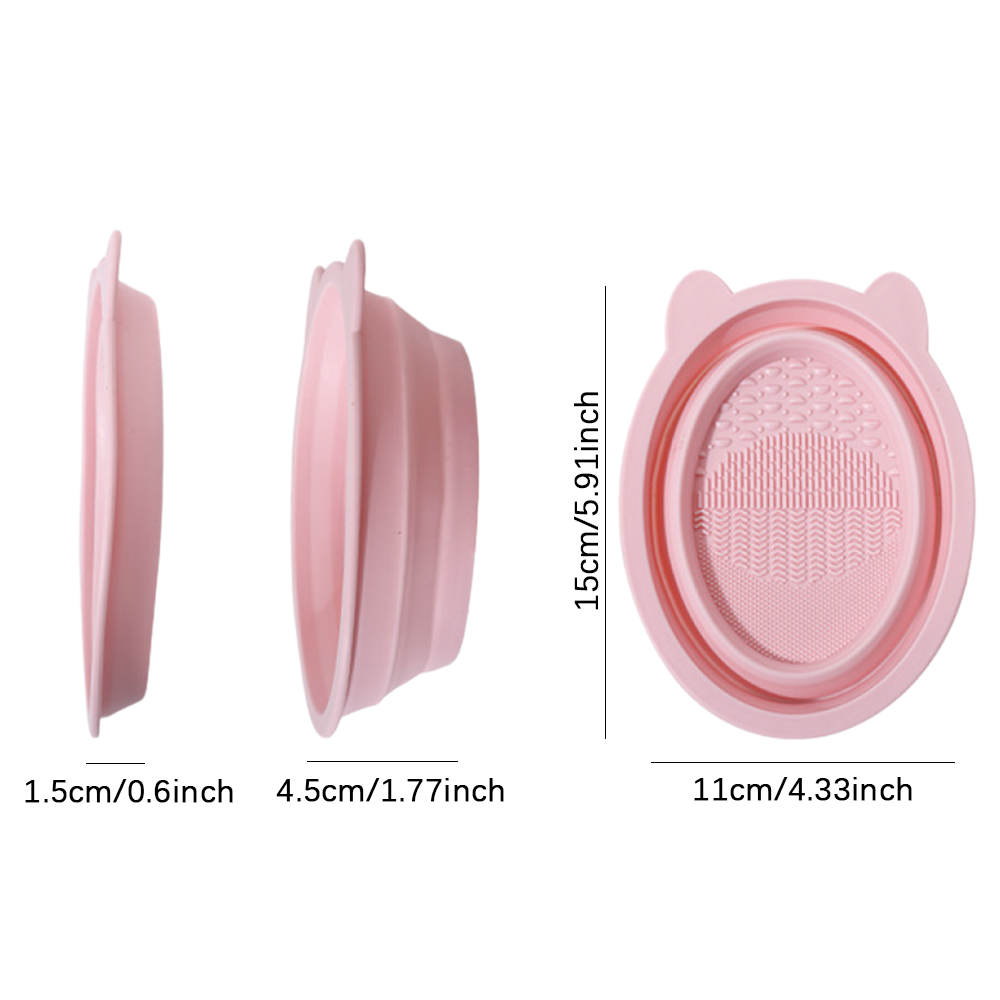 Collapsible Silicone Makeup Br - огляд і ціна Beauty Makeup Fashion