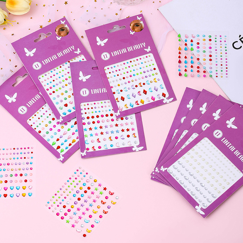 Hot Selling Face Gems Stickers - огляд і ціна Beauty Makeup & D Anime Studio