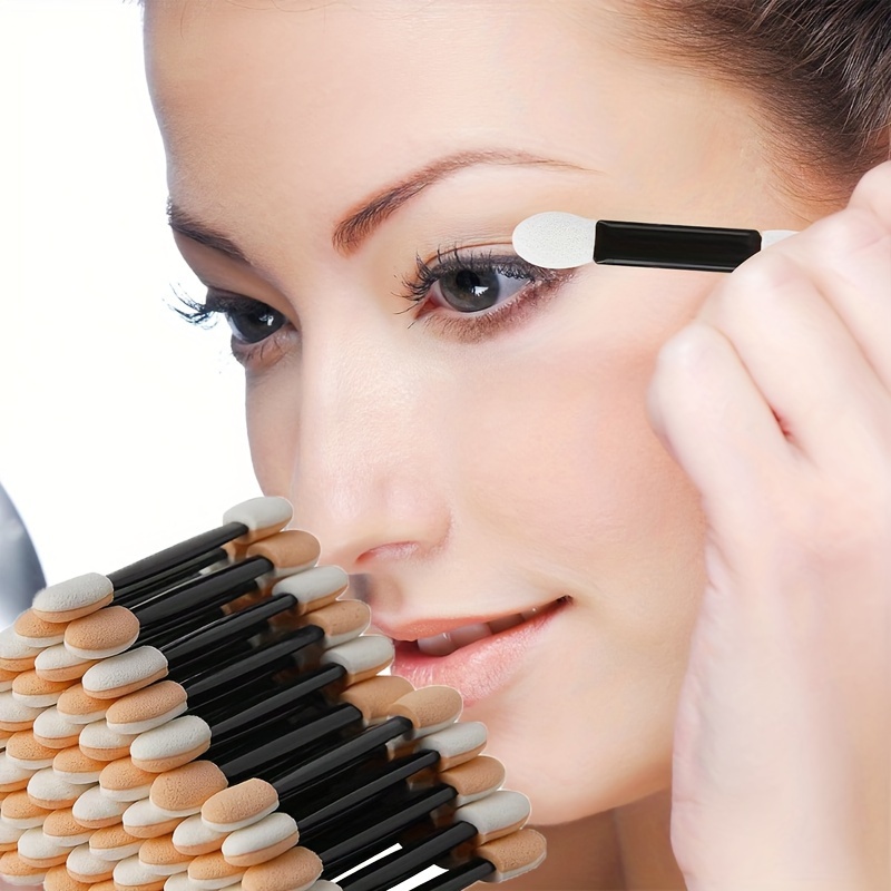 5/10Pcs Eyeshadow Applicator D - огляд і ціна Beauty Makeup Fashion