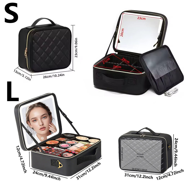 Large Size Travel Makeup Bag W - огляд і ціна Beauty Zone Makeup